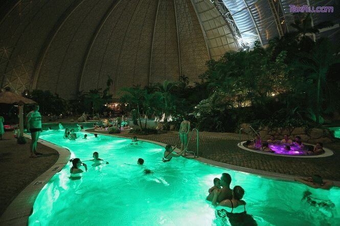 Подсветка бассейна