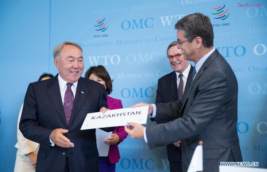 Казахстан приняли в ВТО