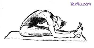 Голову к коленям