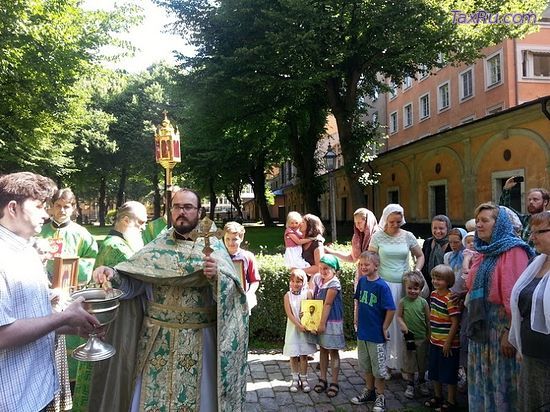 Празднование памяти преподобного Сергия в Стокгольме.
