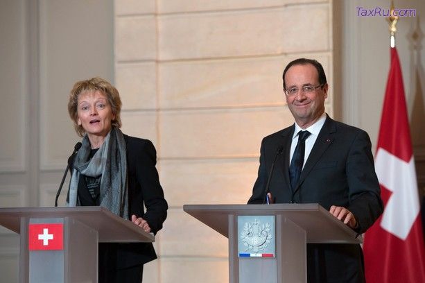 Эвелин Видмер-Шлюмпф, Франсуа Олланд