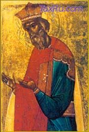 Святой князь Владимир. Новгород, начало XV в.