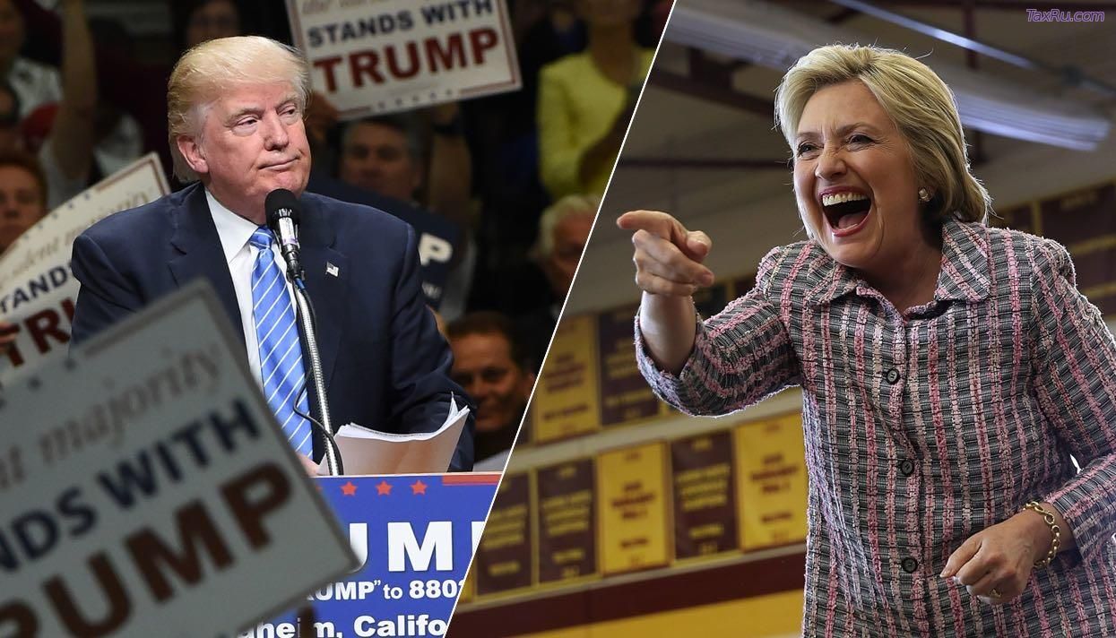 Трамп и Клинтон
