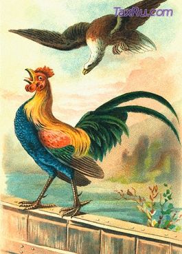 Притча об орле и петухе