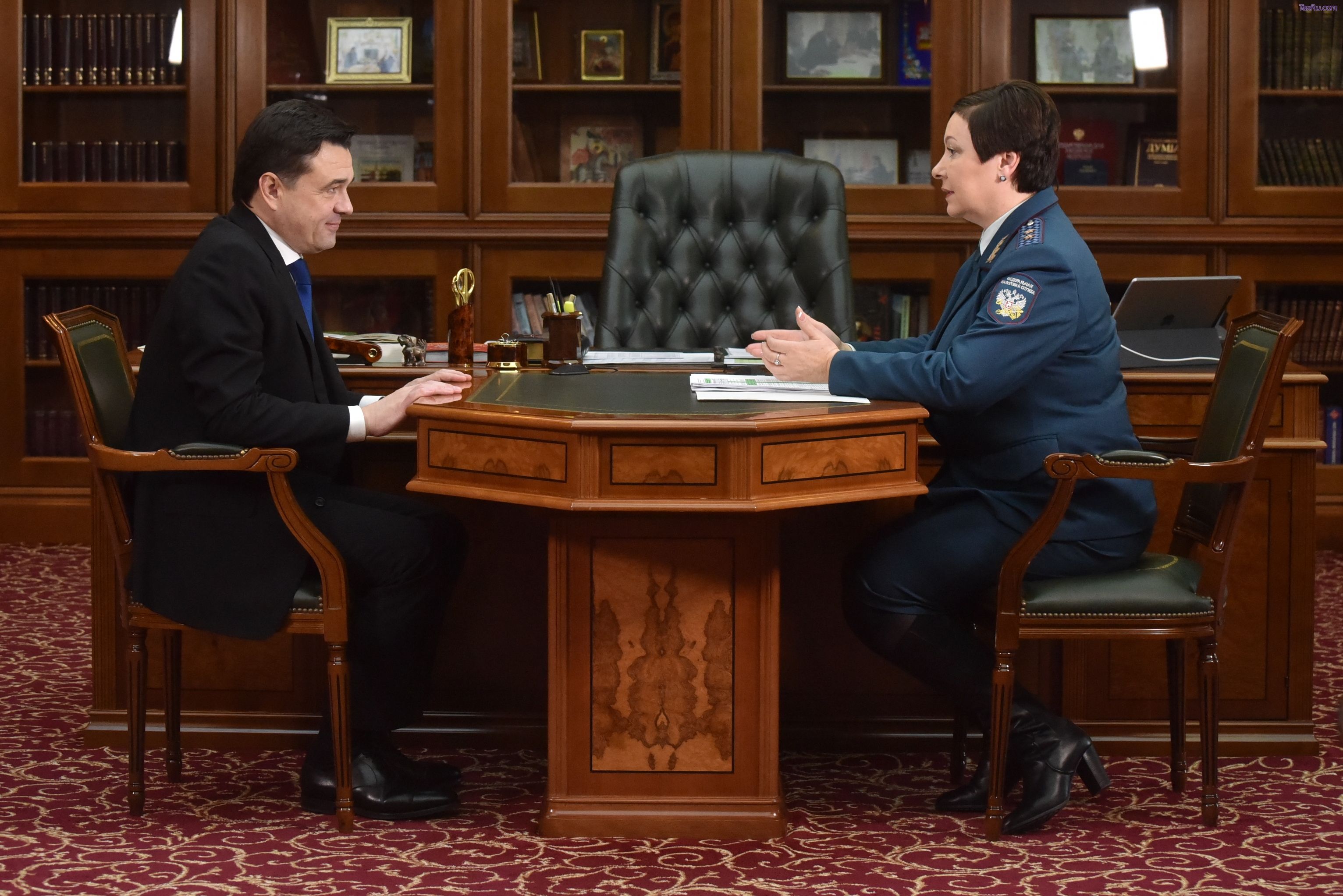 Руководитель налогового управления доложила Губернатору Московской области об итогах работы за 2016