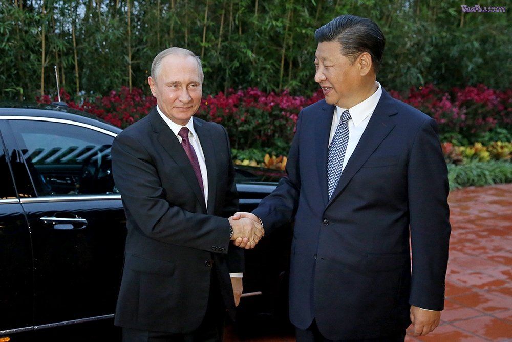 Путин и китайский лидер