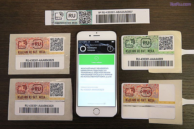 Маркировка меховых изделий