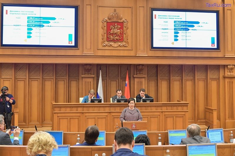 Макарова на заседании МосОблДумы