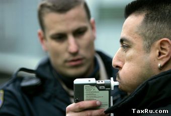 Проверка на алкотестере