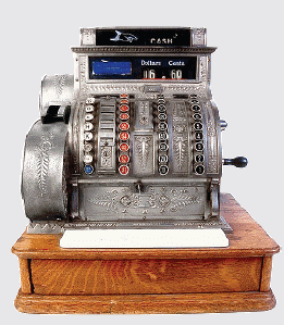 Старый кассовый аппарата