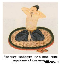 Древняя китайская дыхательная гимнастика сидя