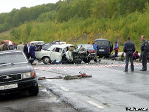 Авария кортежа Рушайло